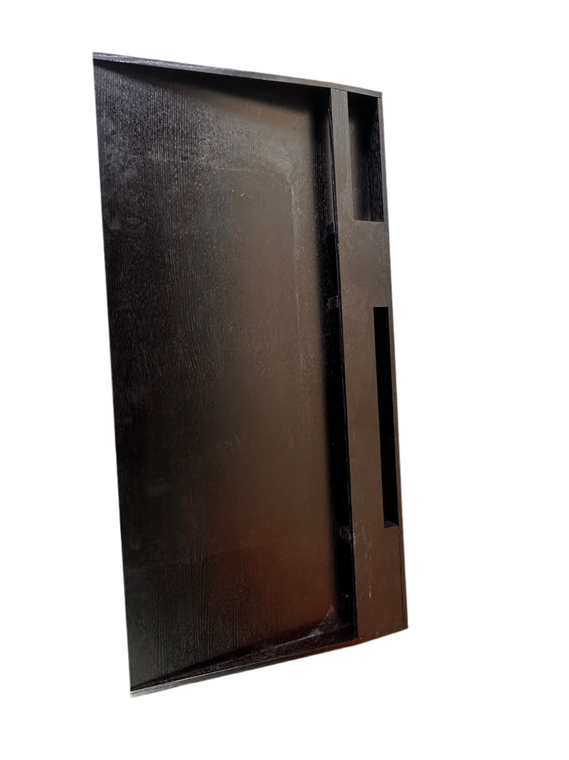 Dark brown office desk