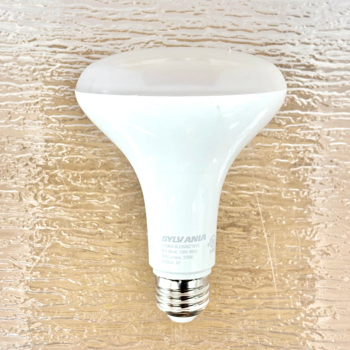 2-Pack Sylvania LED BR30 Plastic Bulb, E26 Medium, 8W, 120V, 2700K, 73954-A