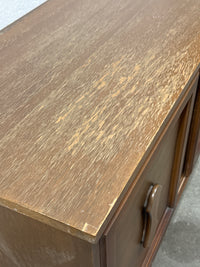 54 In. Wide Vintage Mid-Century Modern Style Wooden Cabinet