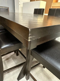 Modern Counter Height Dining Table and 6 Chairs
