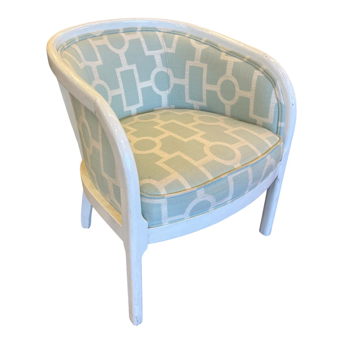 Mint Green Barrel Chair