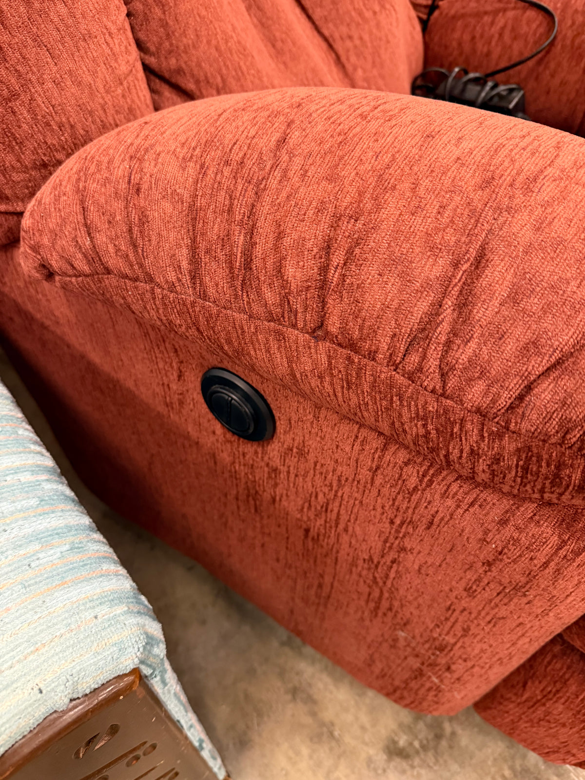 Burnt Burgundy Power Recliner Chair