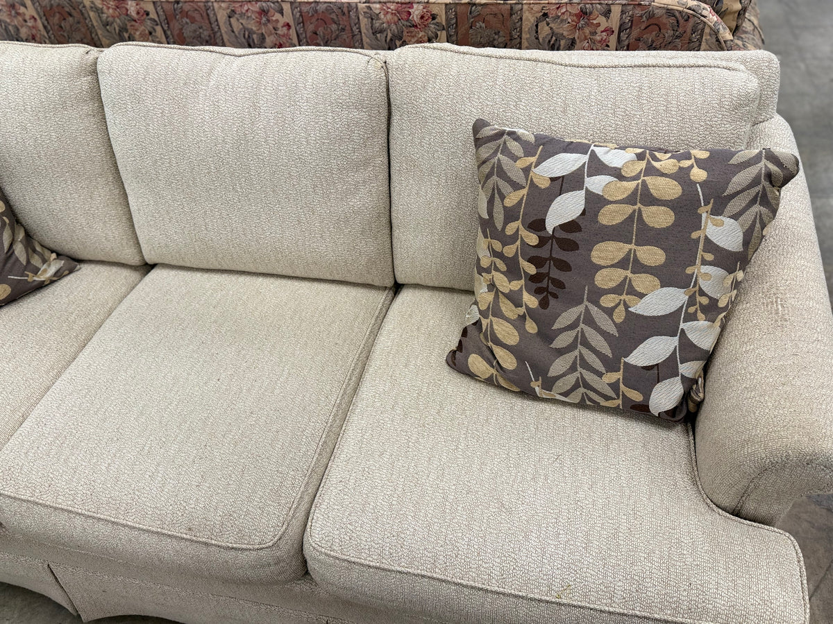 Beige 3-Seater Sofa