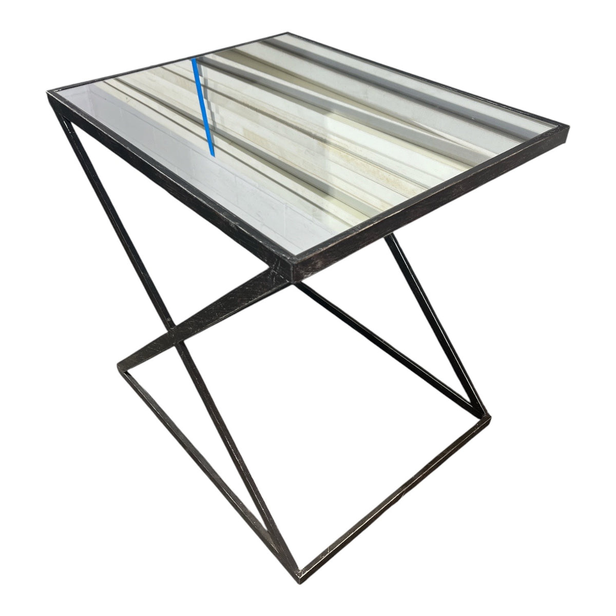 Mirror Top Side Table