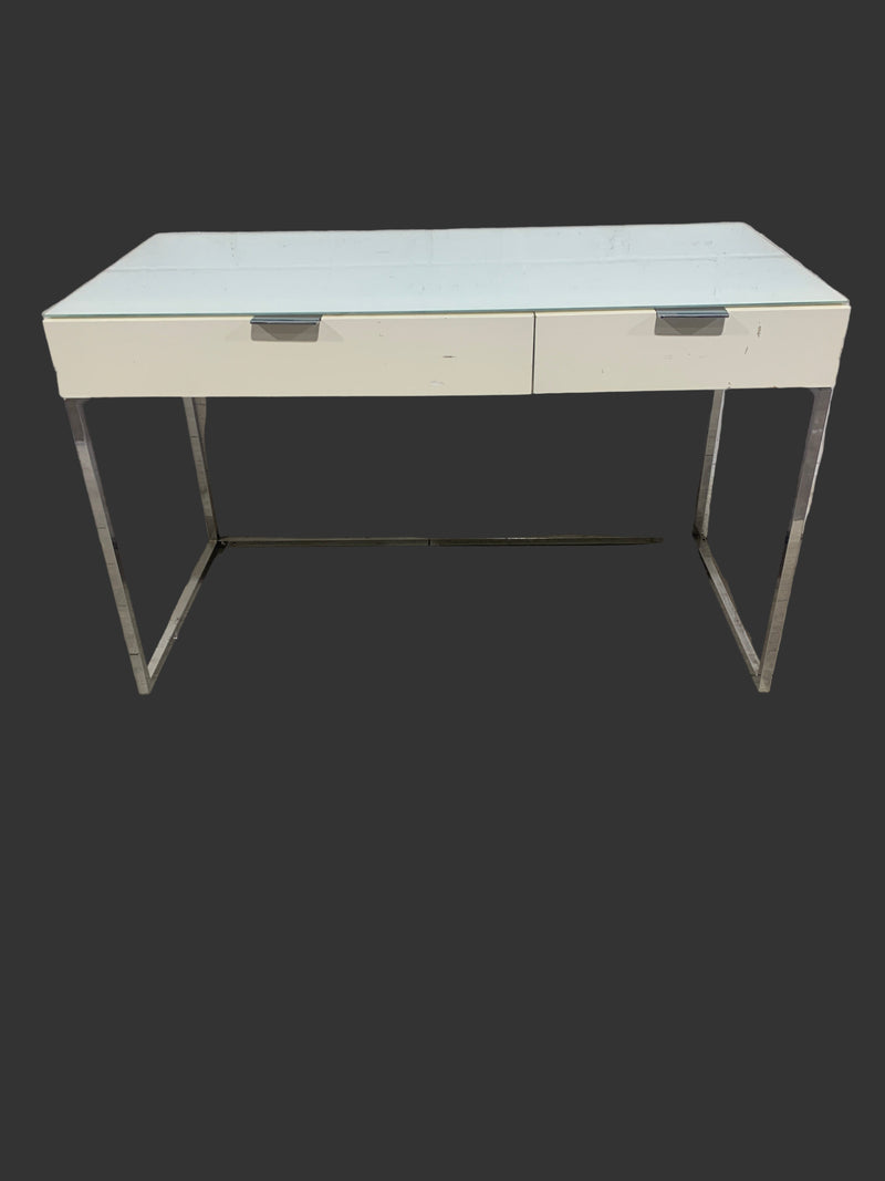 Frosted Glasstop Desk