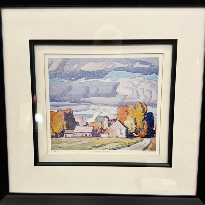 Autumn Reflections - Print by A.J. Casson