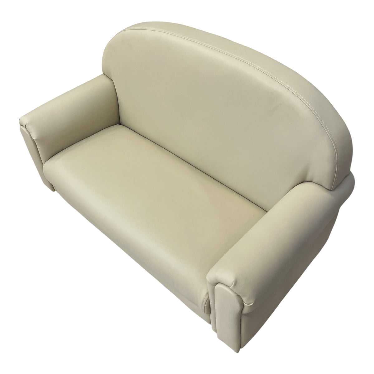 Children's Faux Leather Sofa - Cream