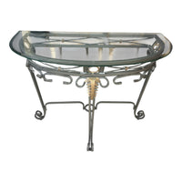 Vasili Half Moon Console Table