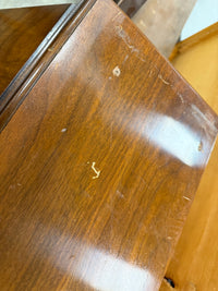 Dark Brown Slant-Front Secretary Desk
