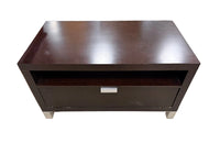 Modern Reddish Brown Storage End Table