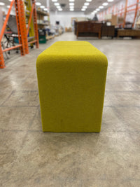 Moss Green Tufted Modern Bench