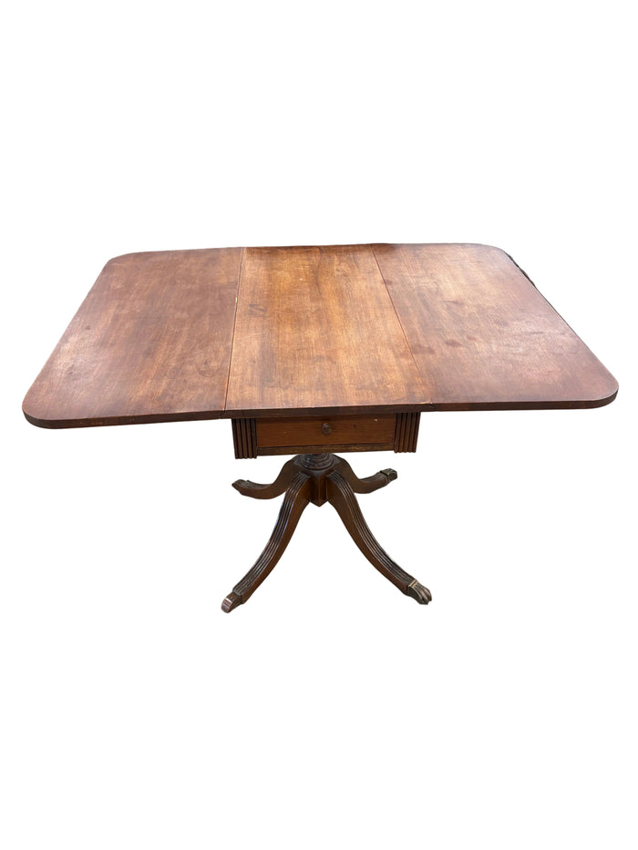 Vintage Wooden Drop-Leaf Table