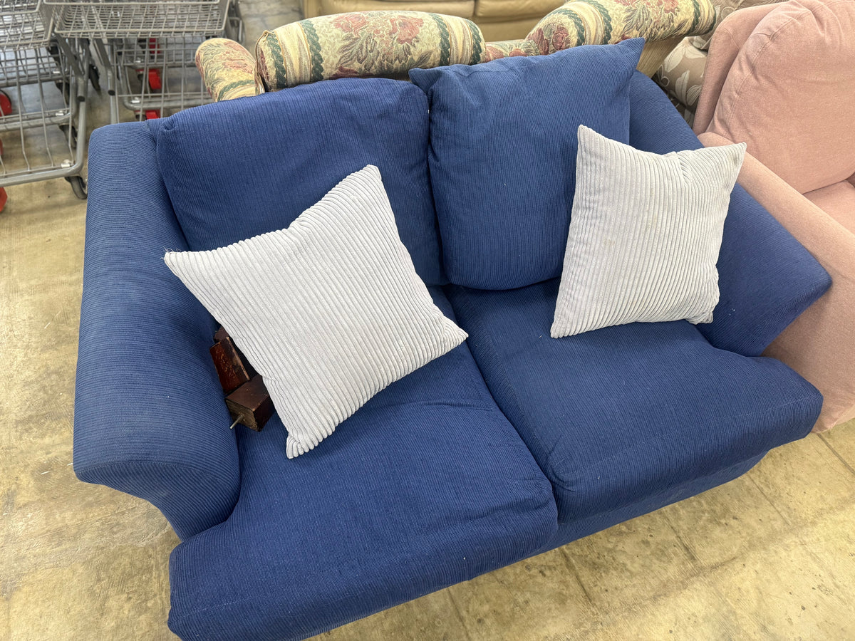 Light Royal Blue Loveseat