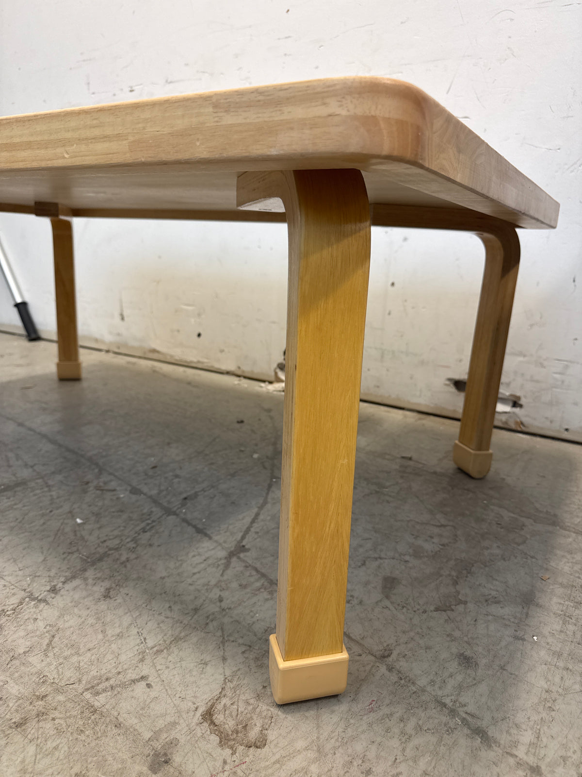 48” W - Natural wood Rectangle Table - 18" Height