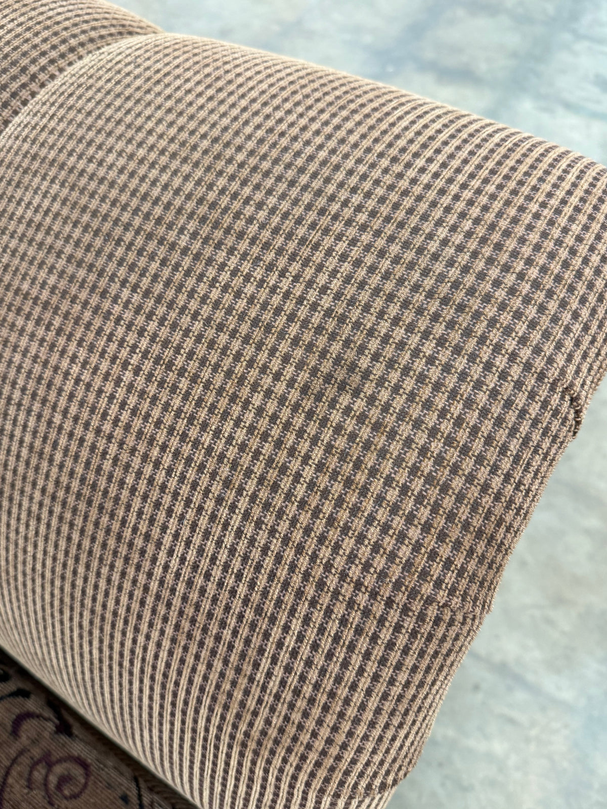 Light Brown Corduroy-Styled Sofa