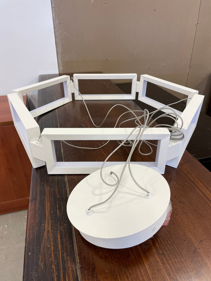 Monteaux Modern White Metal LED Pendant