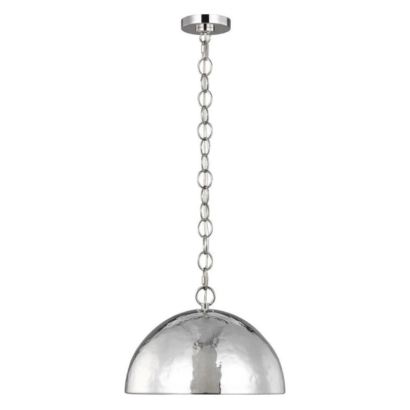 Whare 1-Light Pendant in Polished Nickel