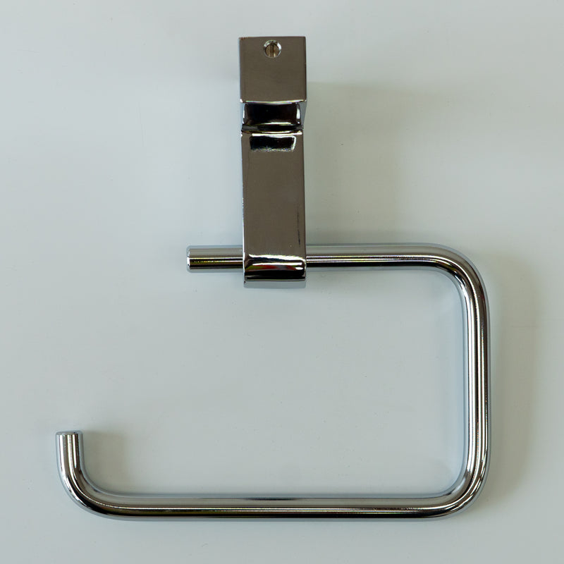 Euro Toilet Paper/Towel Holder 6.7"W - Polished Chrome