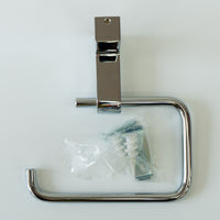 Euro Toilet Paper/Towel Holder 6.7"W - Polished Chrome