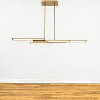 Bayswater 1-Light 69W LED Chandelier in Gold