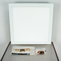 Avon LED Square Flush Mount - White