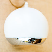 Eye Pendant Light - White Chrome