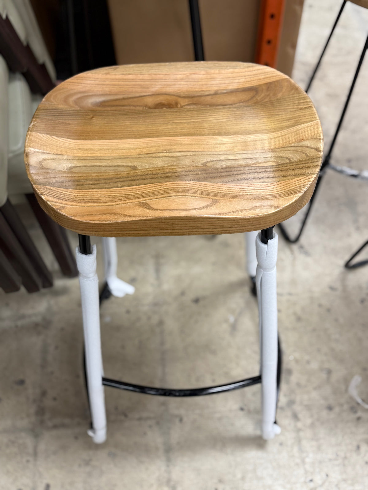 Modern Styled Solid Wood Bar Stool