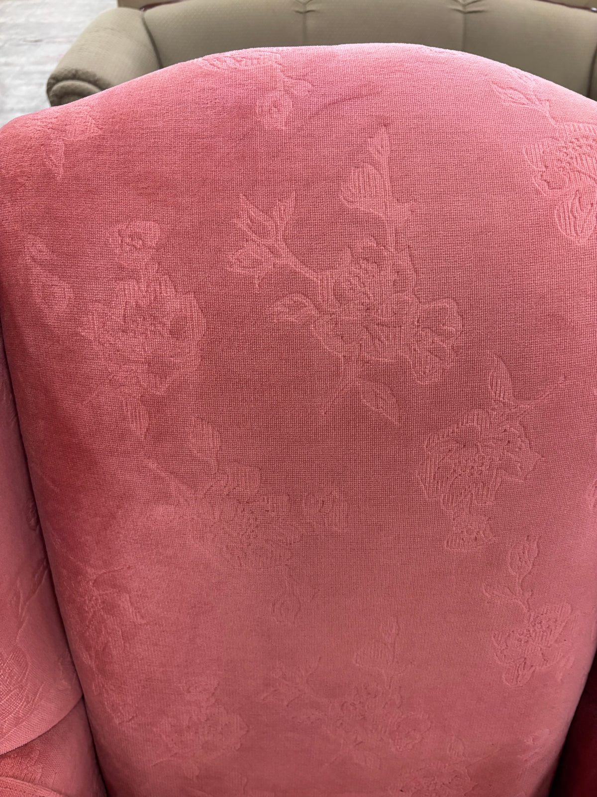 Queen Anne Style Wingback Chair