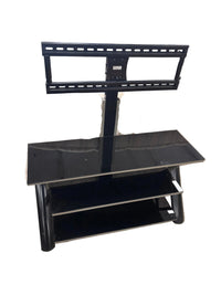Black Glass TV Stand