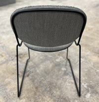 Grey Chair with Metal Legs