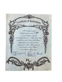 "Little Blue Boy" - Reco International 1980s Limited Edition Collectors Plate