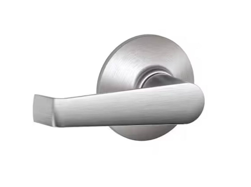 Schlage F10CF ELA 626 Grade 2 Passage Latch, Elan Lever, Satin Chrome Finish