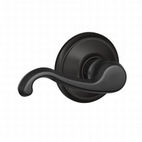 Schlage F10 CLT 622 Passage Lever – Callington Style, Matte Black