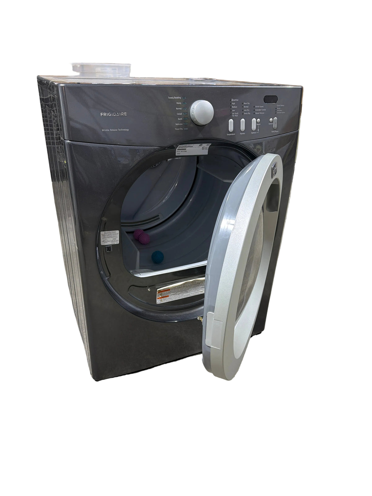 Frigidaire Affinity Frontload Electric Dryer in Grey, BKQE7017KTO