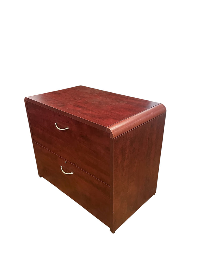 2-Drawer Wood Filing Cabinet