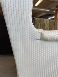 Cream Fabric Wingback Armchair