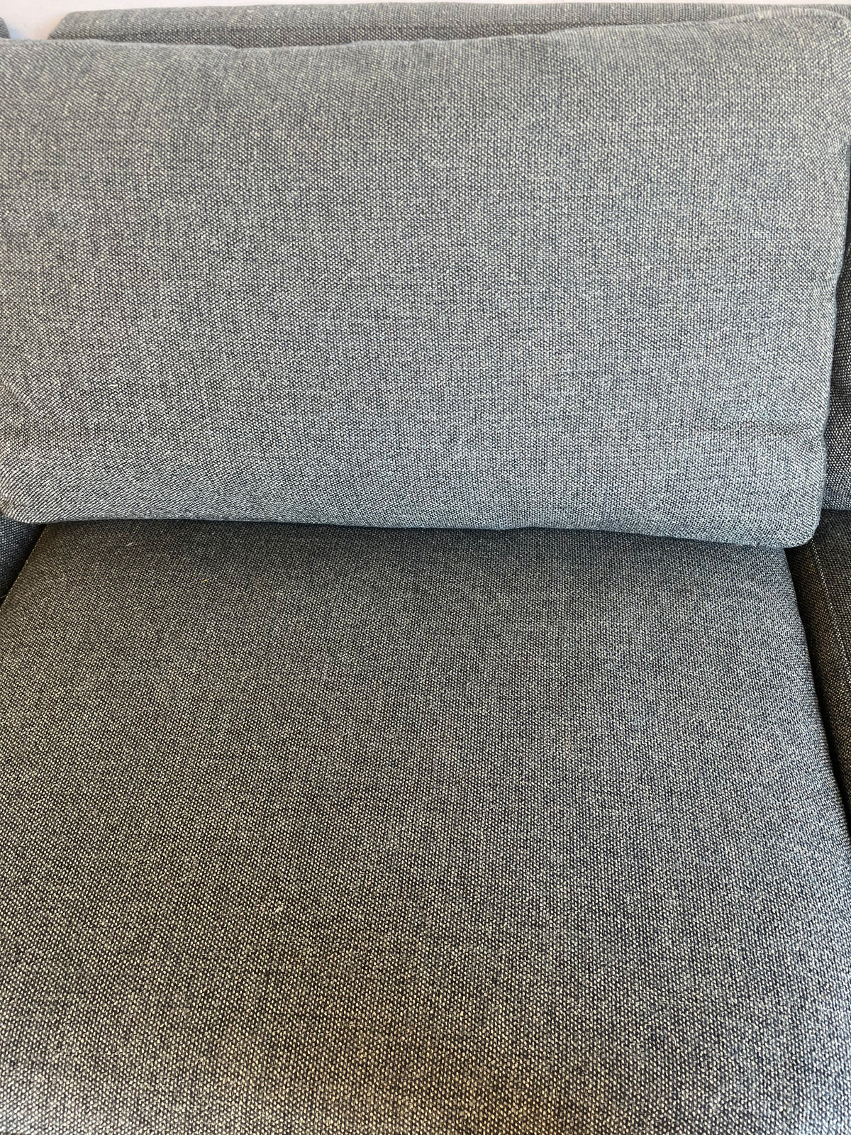 Denim Blue Sectional Sofa with Chaise Piece