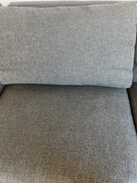 Denim Blue Sectional Sofa with Chaise Piece