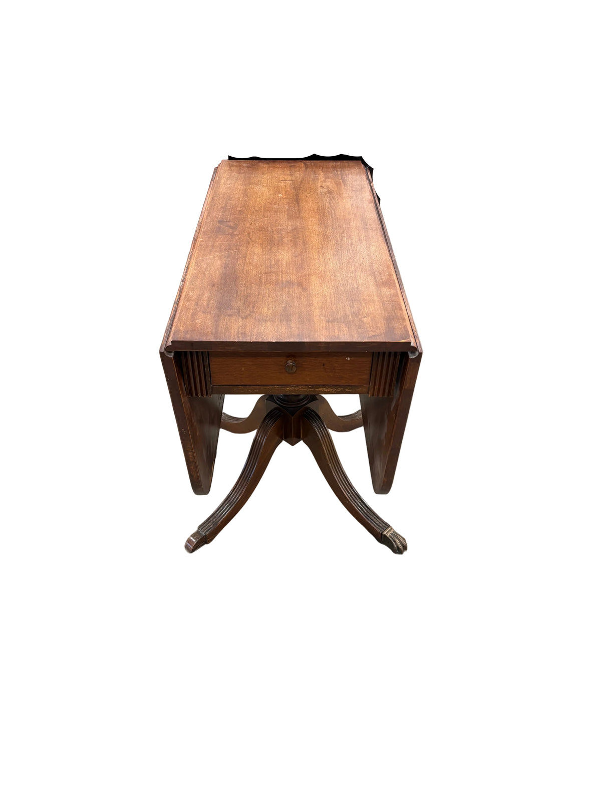 Vintage Wooden Drop-Leaf Table