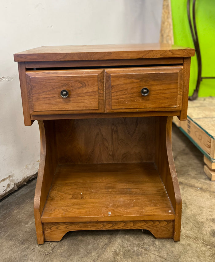 Brown Wooden Nightstand