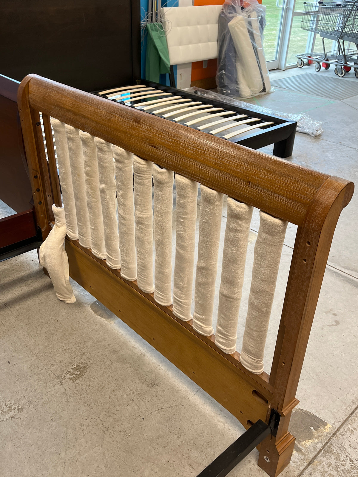 55"W Solid Wood Bed Frame - Double