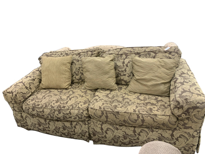 Tan And Brown Love Seat