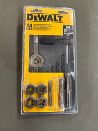 DEWALT Fractional Tap and Large Hexagon Die Set
