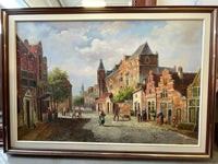 Artwork - Original Oil - European Country Town