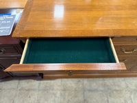 French Country Burl Wood 12 Drawer Dresser Credenza