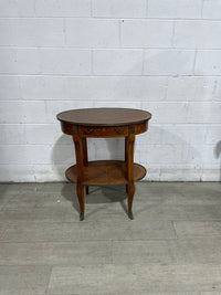 OVAL WOOD ACCENT TABLE