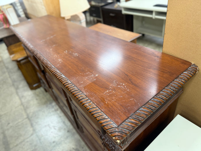 Large Reddish Brown Sideboard Buffet