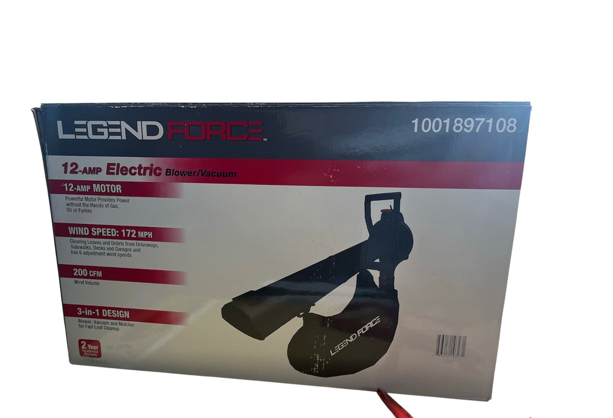 Legend Force 12 Amp Corded Electric Handheld Leaf Blower