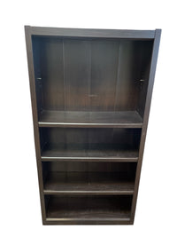 Tall Black Bookcase w/ 4 Shelves