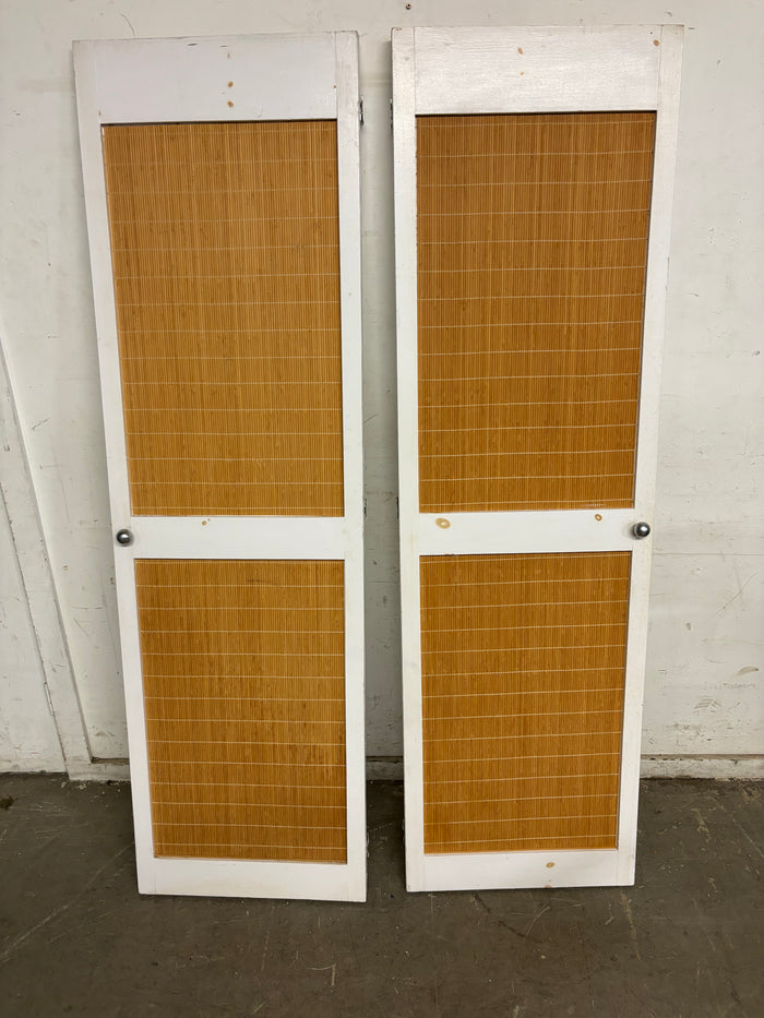 Set of 2 20.25” x 68.5” White Interior Doors